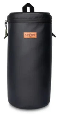 C-ROPE Premium čierna, veľkosť XXL / Fotopúzdro / 14 x 14 x 33 cm / 2 priehradky / s popruhom (CRP-PLB-XXL-BLK)