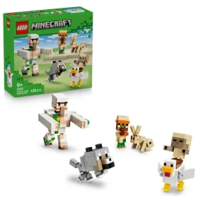 LEGO® Minecraft® 21592 Kurací džokej a útok v púšti