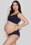 Dámske nohavičky Mitex Mama Pánty Flowers béžová XXL