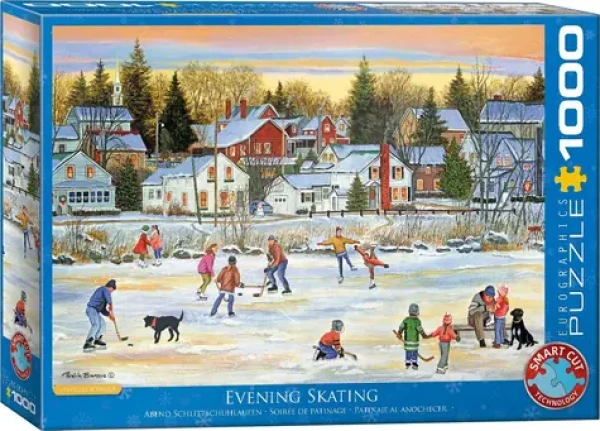 EUROGRAPHICS Puzzle Večerné korčuľovanie