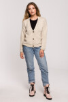 Dámsky Cardigan BK074 Beige - BeWear L/XL béžová