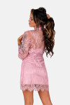 LivCo Corsetti Fashion Housecoat Sheer Pink