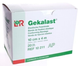 GEKALAST Hydrof. elastický fixačný obväz 10 cm x 4 m 20 kusov