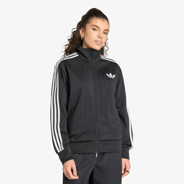 Bunda adidas Pinstripe Firebird Loose Tracktop Black/ White/ Grey Two S