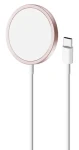 Puro Bezdrôtová magnetická nabíjačka MagSafe ružová / Bezdrôtová nabíjačka / USB-C / 1 m
