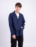 Service Works Drill Server Suit Jacket NAVY L