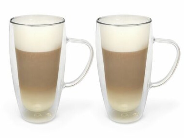 Bredemeijer Súprava dvojstenných hrnčekov na Latte Macchiato / 2 ks / 400 ml / sklo (165015)