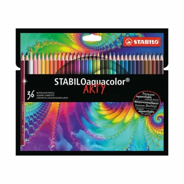 STABILO® aquacolor - ARTY - 36 ks súprava - 36 rôznych farieb (1636/1-20)