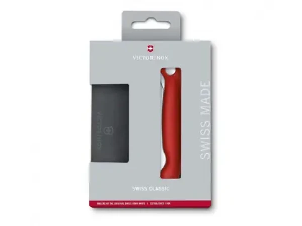 VICTORINOX Sada noža Swiss Classic a dosky na krájanie červená (6.7191.F1)