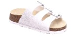 Dievčenské korkové papuče FOOTBAD, Superfit, 1-800113-9010, biela - 29