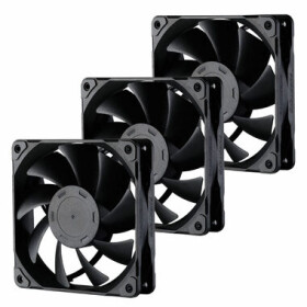 PHANTEKS M25 PWM 120mm čierna 3ks / 120mm / 2000 RPM / 84.3 CFM / 4-Pin PWM (PH-F120M25_PWM_BBK01_3P)