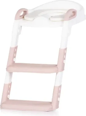 CHIPOLINO Záchodová doska s rebríkom Kiddy Pink (STPKI0263PI)