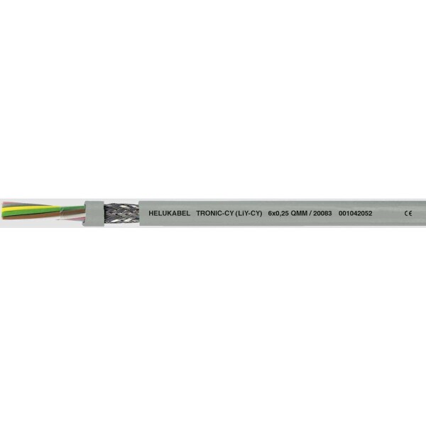 HELU 16036-500 dátový kábel LiYCY 16 x 0.75 mm² sivá 500 m; 16036-500