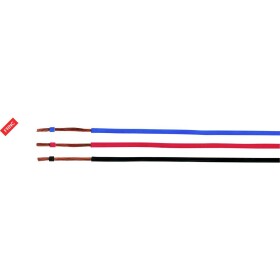 HELU 51400-100 jeden drôt, H05Z-K, 1 x 1 mm², červenobiela, 100 m; 51400-100