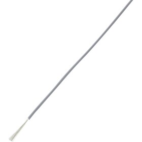 TRU COMPONENTS TC-7572808 opletenie / lanko, LiY, 1 x 0.22 mm², sivá, 100 m; TC-7572808