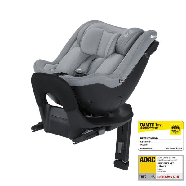 KINDERKRAFT I-GUARD i-Size Cool Grey Premium