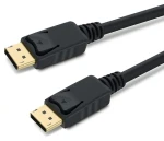 PremiumCord DisplayPort 1.3 kábel M/M 0,5m čierna / Video kábel / 8K 30Hz / 32,4 Gb/s / pozlátené konektory (kport5-005)