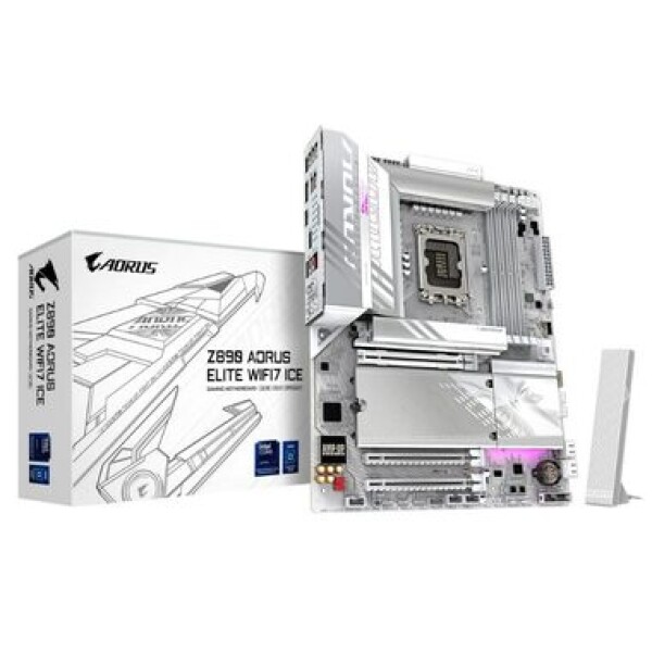 GIGABYTE Z890 AORUS ELITE WIFI7 ICE/Z890/LGA 1851/ 4X DDR5/PCIex16/2.5GLAN/ATX (Z890 A ELITE WF7 ICE)