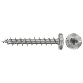 Fischer 574149 skrutky do drevotriesky 4 mm 40 mm TX Nerezová oceľ 100 ks; 574149