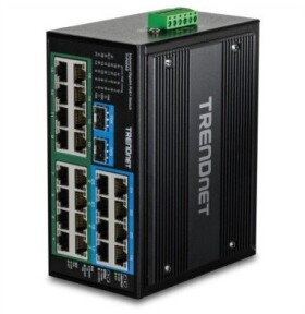 TRENDnet TRENDnet Industrie Switch 26Port Gbit PoE+ Metall DIN-Rail