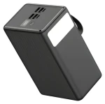 Platinet PMPB8065 čierna / Powerbanka / 80 000 mAh / 65W Power Delivery / 2x USB-C + 4X USB-A / LED svietidlo