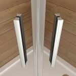 H K - Štvrťkruhový sprchovací kút HARMONY S4 90 cm s dvojdielnymi posuvnými dverami SE-HARMONYS490