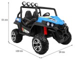 Mamido Elektrické autíčko Buggy LIFT 4x4 modrá