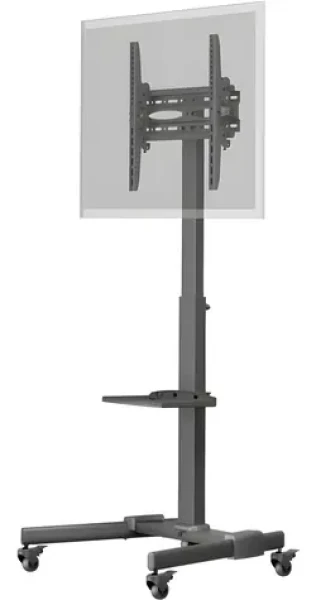 Goobay 59507 TV Presentation Stand Basic L čierna / TV stojan / podlahový / nastaviteľný (59507)