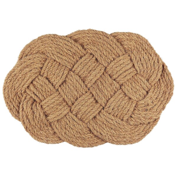 Ib Laursen Rohožka z kokosového vlákna Ocean Oval Braided