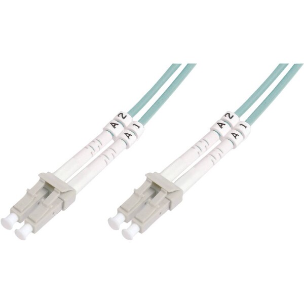 Digitus Fiber Optic Patch, LC to LC, Multimode 50/125µ, Duplex, Class OM3, 7m (DK-2533-07/03)