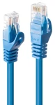 Lindy modrá / Patch kábel / Cat 6 U/UTP / RJ45-RJ45 / 3 m (48174)