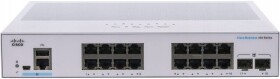 Cisco switch CBS350-16T-2G-EU (16xGbE,2xSFP,fanless)