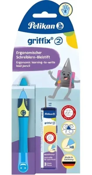 Pelikan Griffix modrá / Ceruzka / blister (484096)