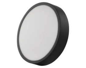 Stropné/nástenné LED osvetlenie Nexxo 22,5 cm, čierne okrúhle%