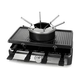 Emerio RG-124930 čierna, nerez / Elektrický raclette gril / 1400 W / termostat / pre 8 osôb (RG-124930)