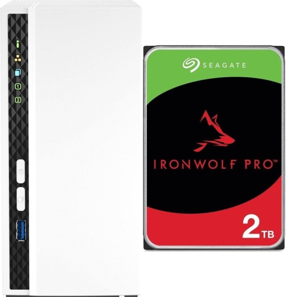 Qnap TS-233 + Seagate IronWolf 2TB (ST2000VN003)