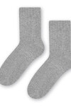 Pánske vlnené ponožky 093 MELANŽOVĚ ŠEDÁ 44-46
