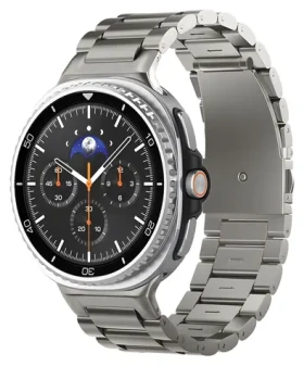 Spigen Modern Fit Titanium prírodne titánová / Remienok / Samsung Galaxy Watch 8 46mm/44mm/40mm (AMP10122)