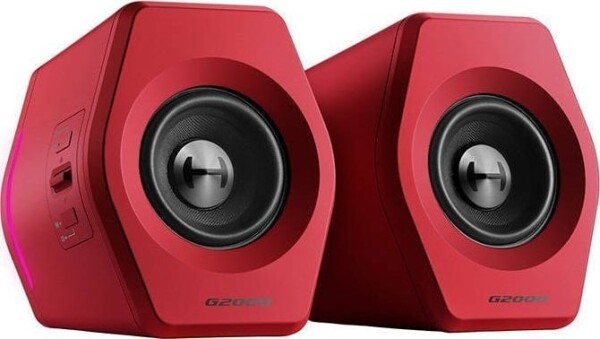 EDIFIER G2000 červená / 2.0 / reproduktory / Bluetooth / 3.5 mm jack / USB / RMS 16+16W (G2000 red)