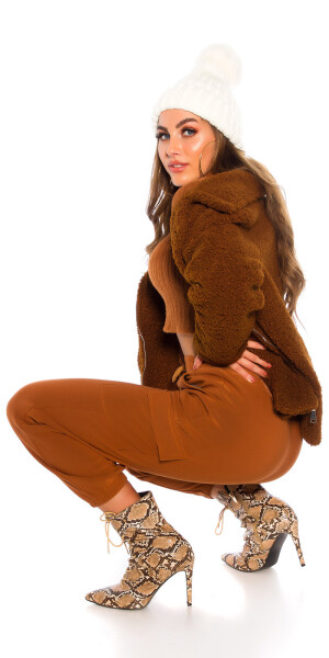 Trendy Cozy Teddy Jacket brown M