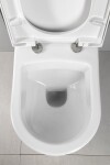 AQUALINE - NERA závesná WC misa, 35,5x50cm, biela NS952