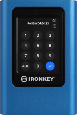 Kingston IronKey Vault Privacy 80 7.68TB Modrý (IKVP80ES/7680G)