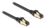 DeLock RJ45 Cat7 / Sieťový kábel / S/FTP / 0,3 m / čierna (80246)