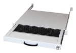 Equip 19" sivý šuplík na klávesnici s trackballom / Šuplík na klávesnici / US layout / PS/2, USB / 1U / RAL7035 (260612)