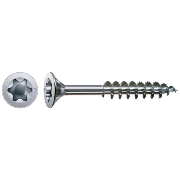 SPAX SPAX Seko-T-Tg 191010300405 skrutka do dreva 3 mm 40 mm Torx, vnútorná korunka šesťhranná ocel glavanizované zinkom 1000 ks; 191010300405