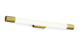 Philips Rover mosadz / Nástenné LED svietidlo / 10W / 2700K / 1100lm / IP44 (929004105601)