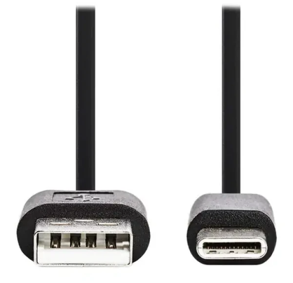 Nedis USB-C - USB-A čierna / Kábel / USB 2.0 / 15W / 3 m (CCGB60600BK30)