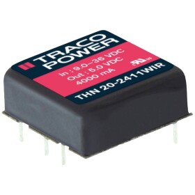 TracoPower THN 20-4811WIR DC / DC menič napätia 5.1 V/DC 4 A 20 W; THN 20-4811WIR