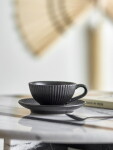 Bloomingville Šálka s podšálkou Neri Cappuccino 200 ml