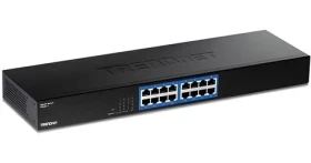 Trendnet TEG-S17 / Switch / 16x Gigabit RJ-45 / 32 Gbit / s / kovové prevedenie, 19 "rack (TEG-S17)